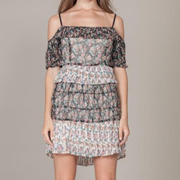 Foxiedox Antonia Off-The-Shoulder Dress Medium - Picture 2 of 3